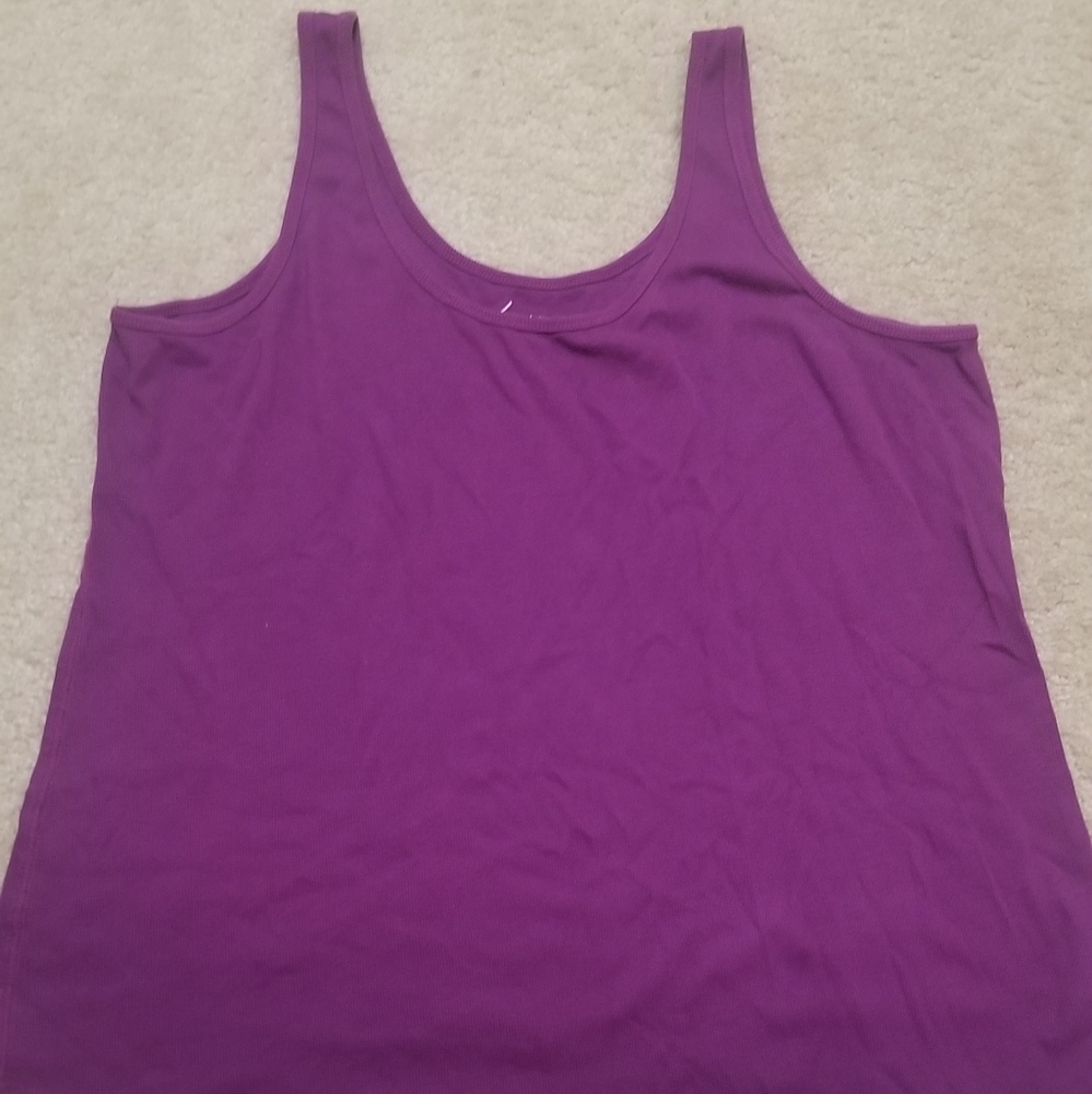 Purple tank